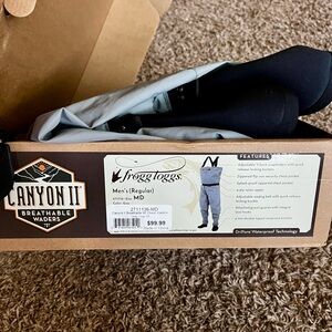 Frogg Toggs Men's Canyon II Waders - Black